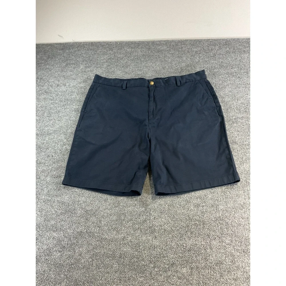 Vineyard Vines Men's Chino Shorts Size 40 Navy Blue Flat Front Casual Preppy Gol